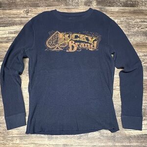 Lucky Brand Shirt - Waffle Knit - Long Sleeve Shirt XL - GUC